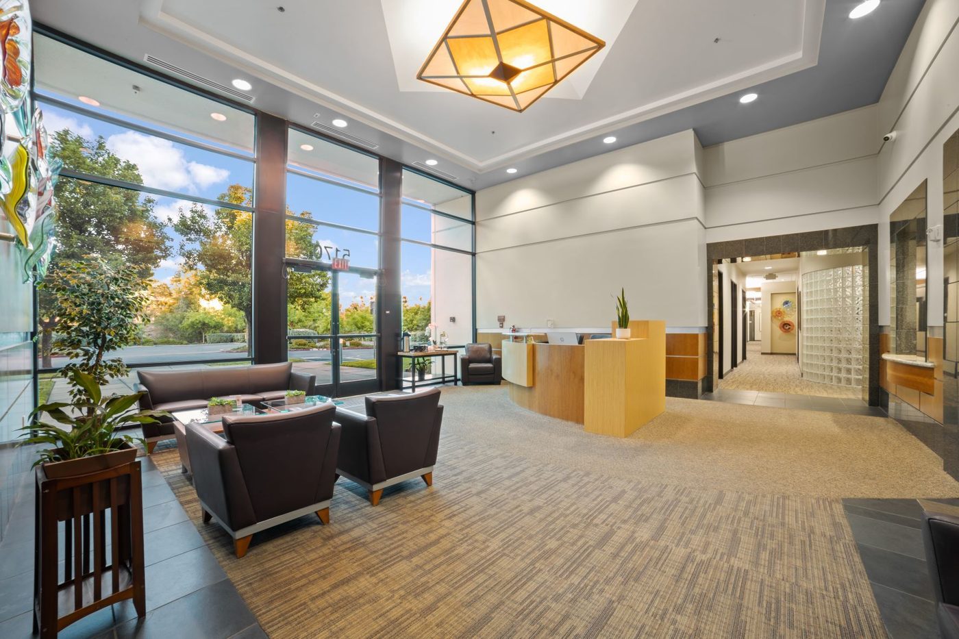 The Business Workspaces lobby