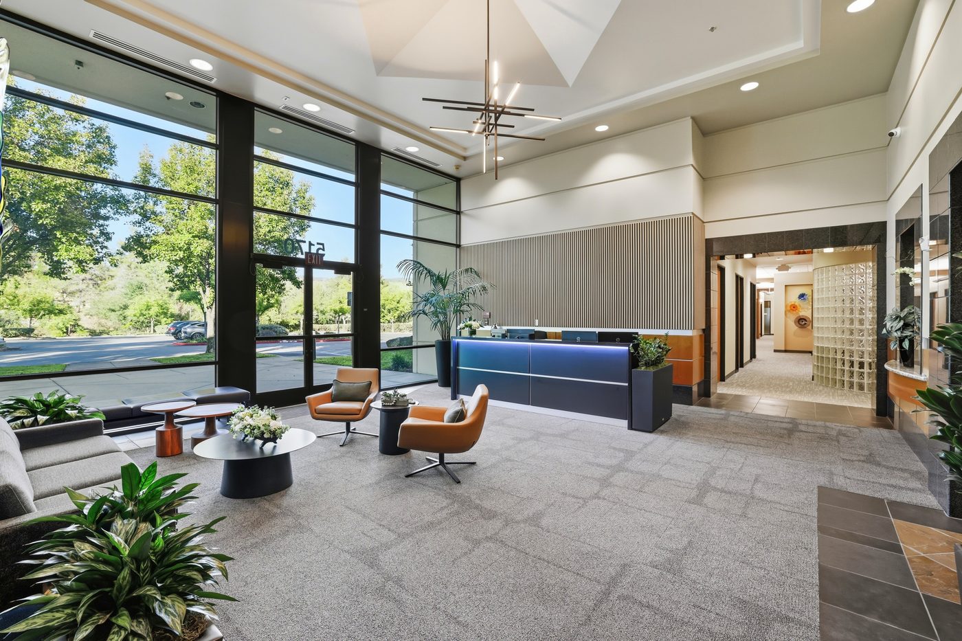 Business Workspaces reception